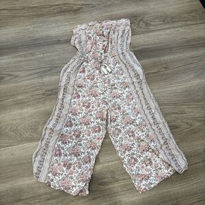 American Eagle Women's Strapless Romper Pants Size Large Never Worn Only Washed